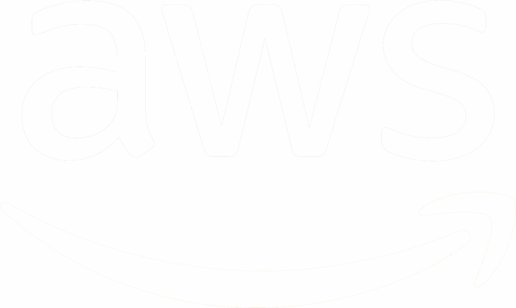 AWS white logo