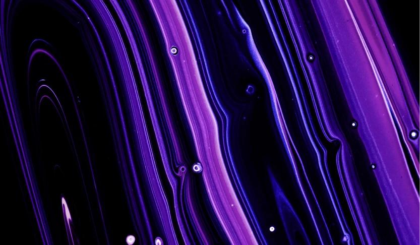 Purple and black abstract background with swirl